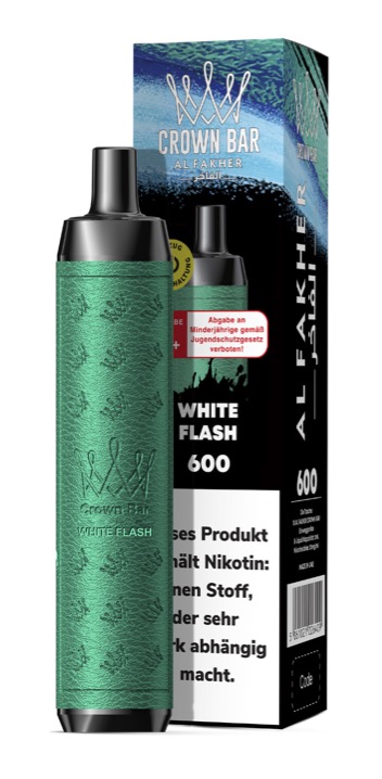 Al-Fakher - E-Shisha - 600 Züge - White Flash