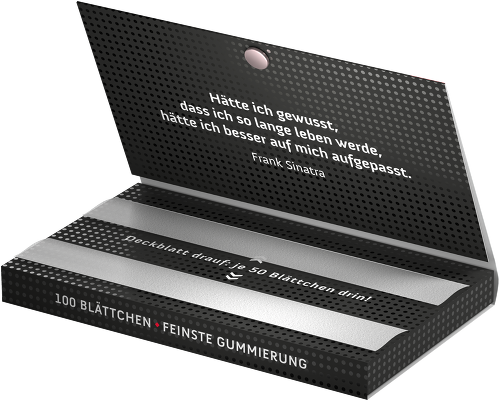 Gizeh - Black Fine Weiß - Extra Fine 100