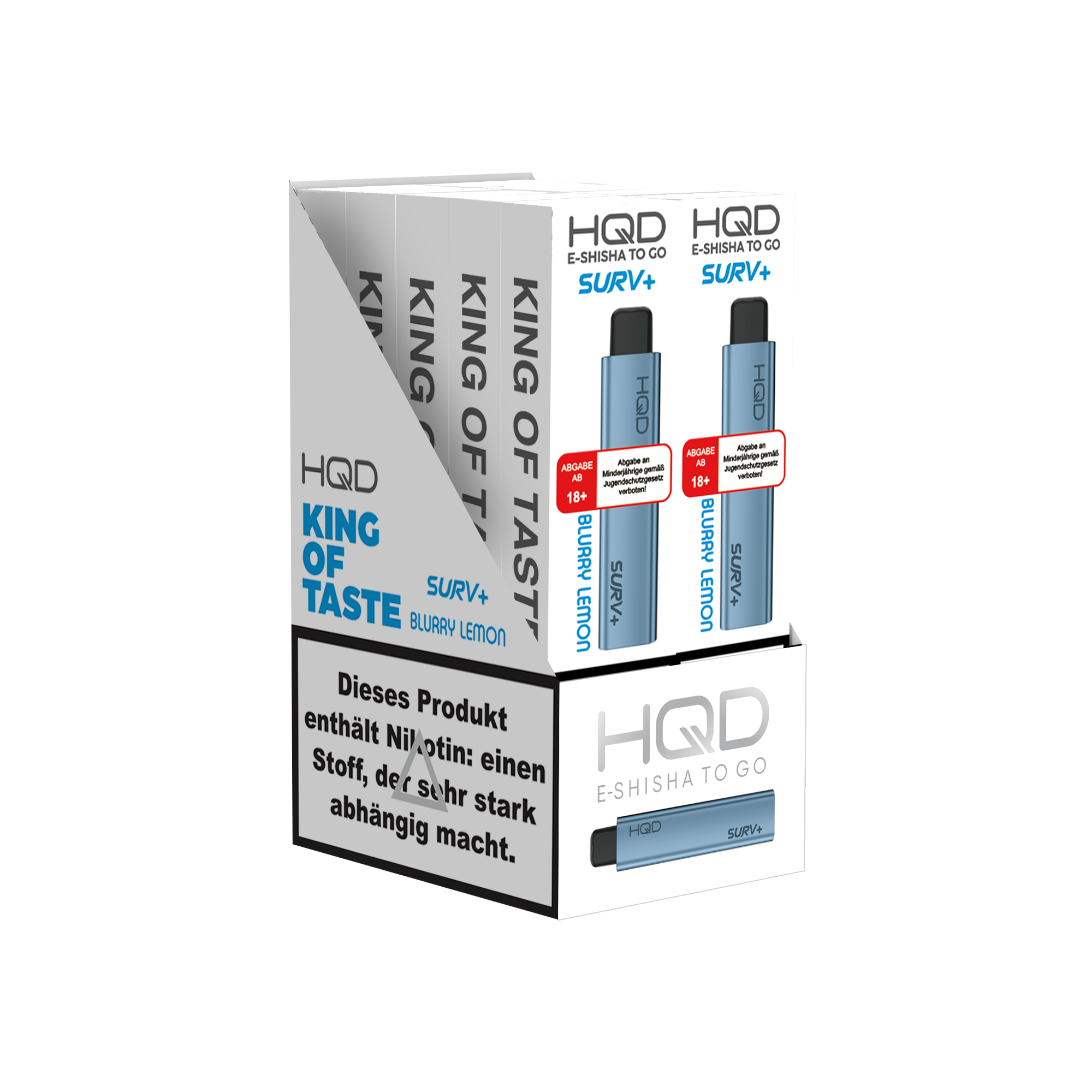 Hqd Surv+ - E-Shisha 600 Züge - Blurry Lemon