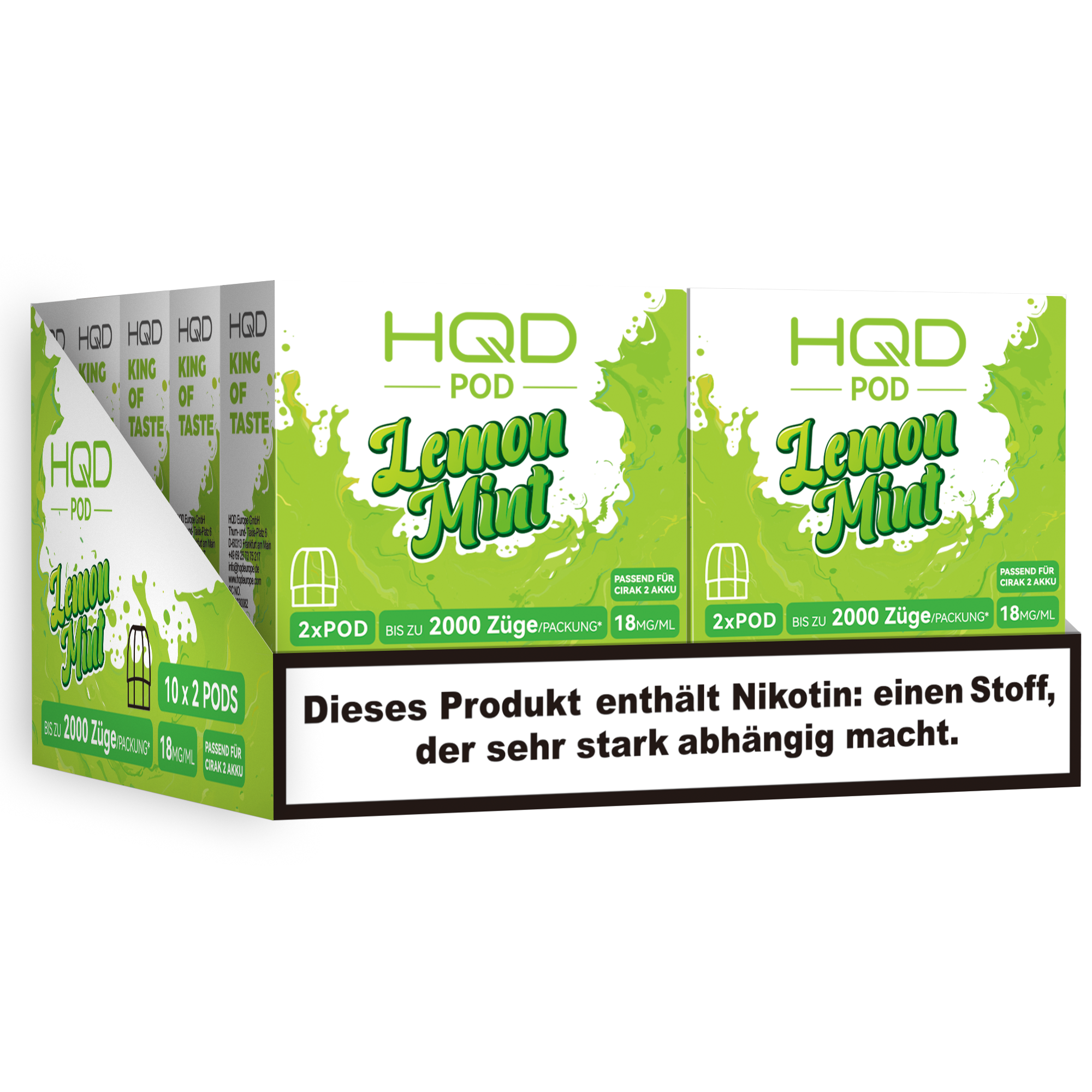 HQD - Cirak 2 Pod - Lemon Mint