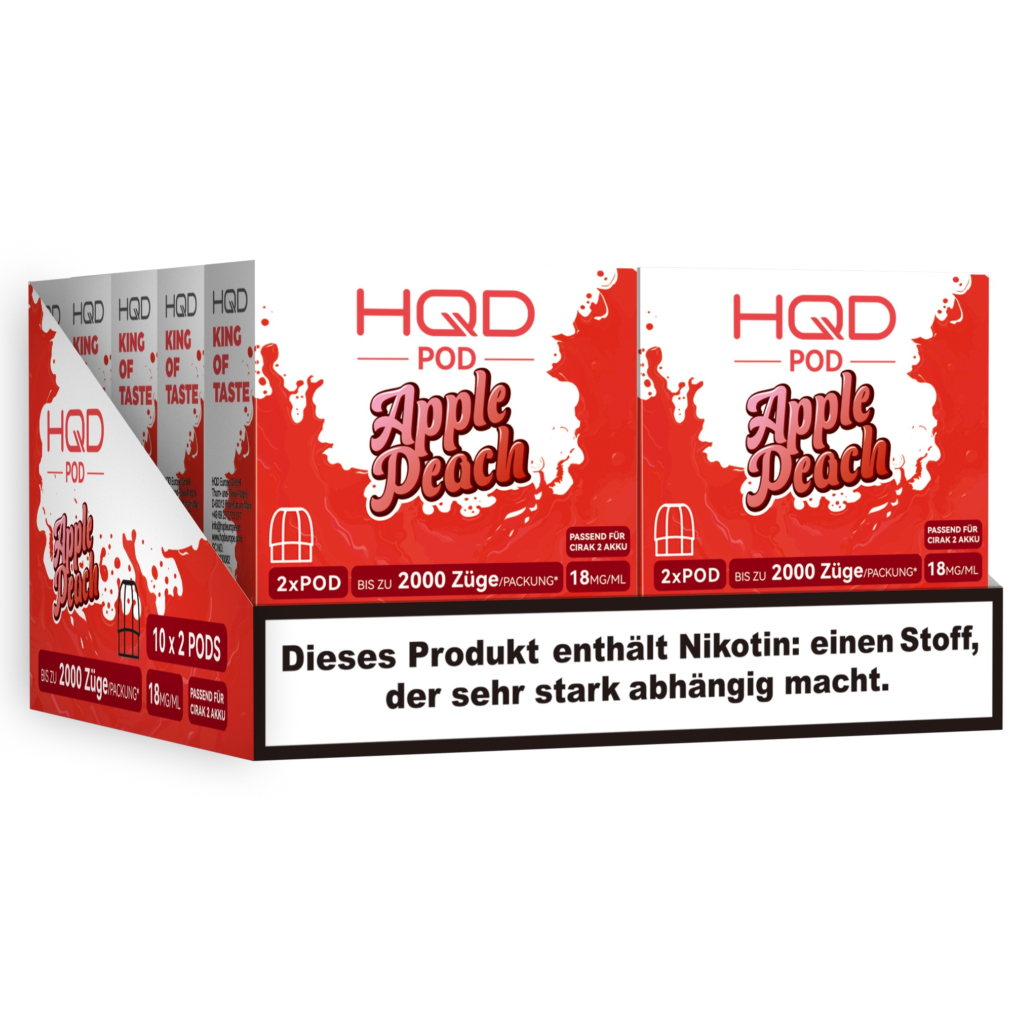 HQD - Cirak 2 Pod - Apple Peach