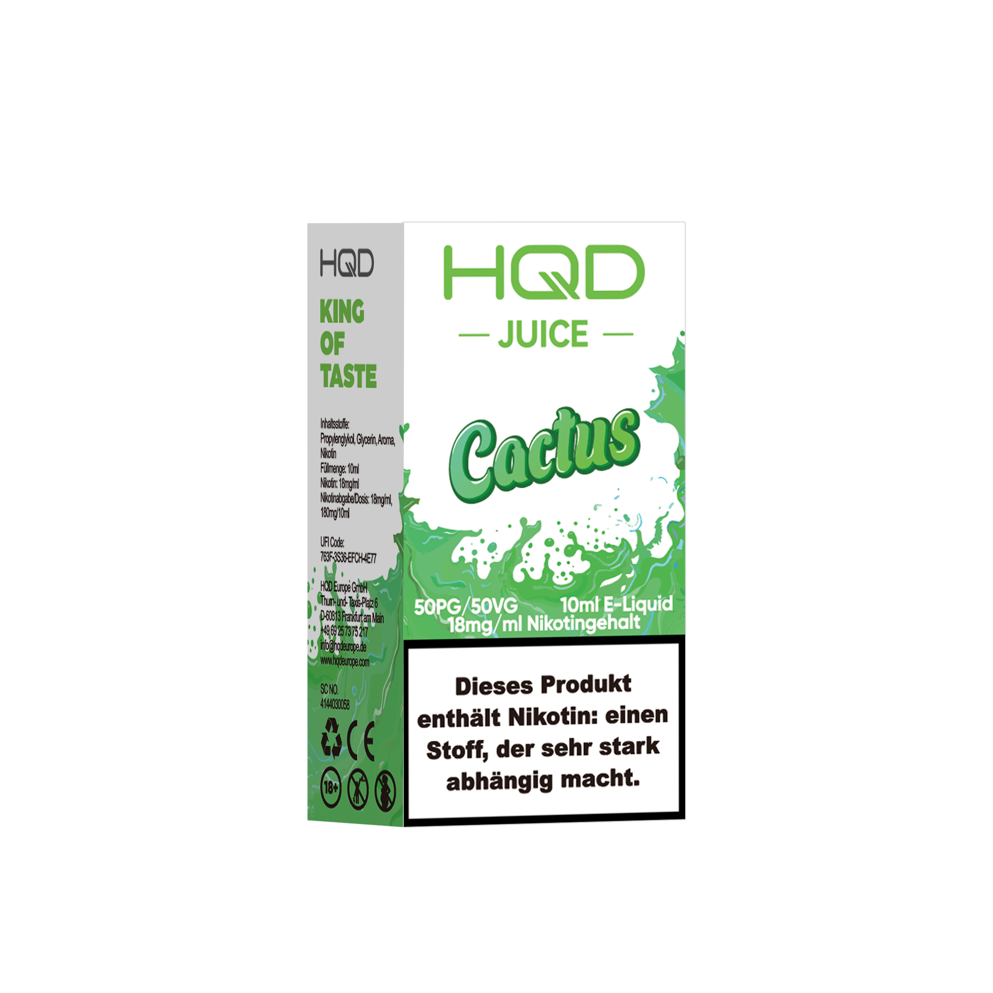 HQD Juice - 18mg Liquid - 10ml - Cactus