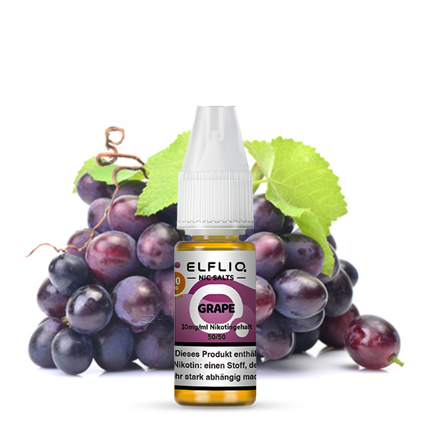 Elfbar Elfliq 10ml - Grape 10mg