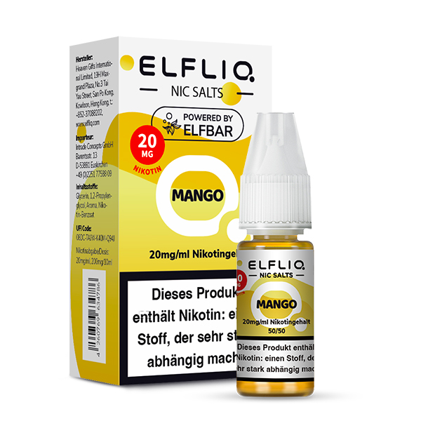 Elfbar Elfliq 10ml - Mango 20mg