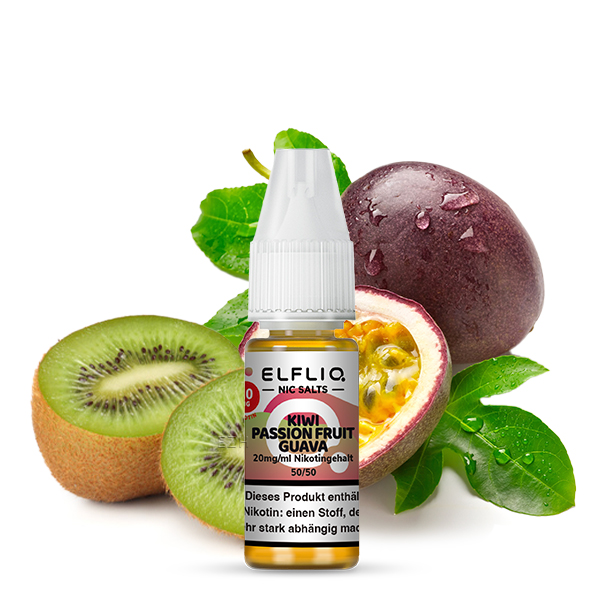 Elfbar Elfliq 10ml - Kiwi Passion Fruit Guava 20mg