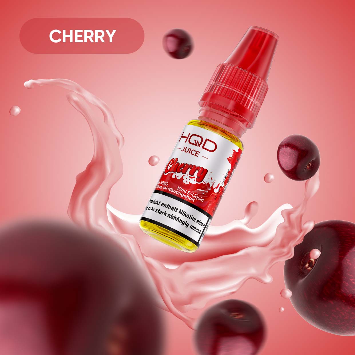 HQD Juice - 18mg Liquid - 10ml - Cherry