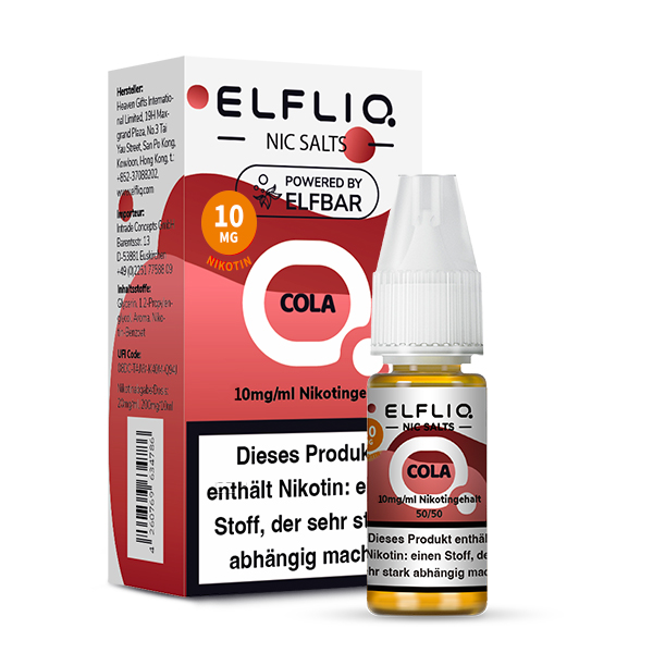 Elfbar Elfliq 10ml - Cola 10mg