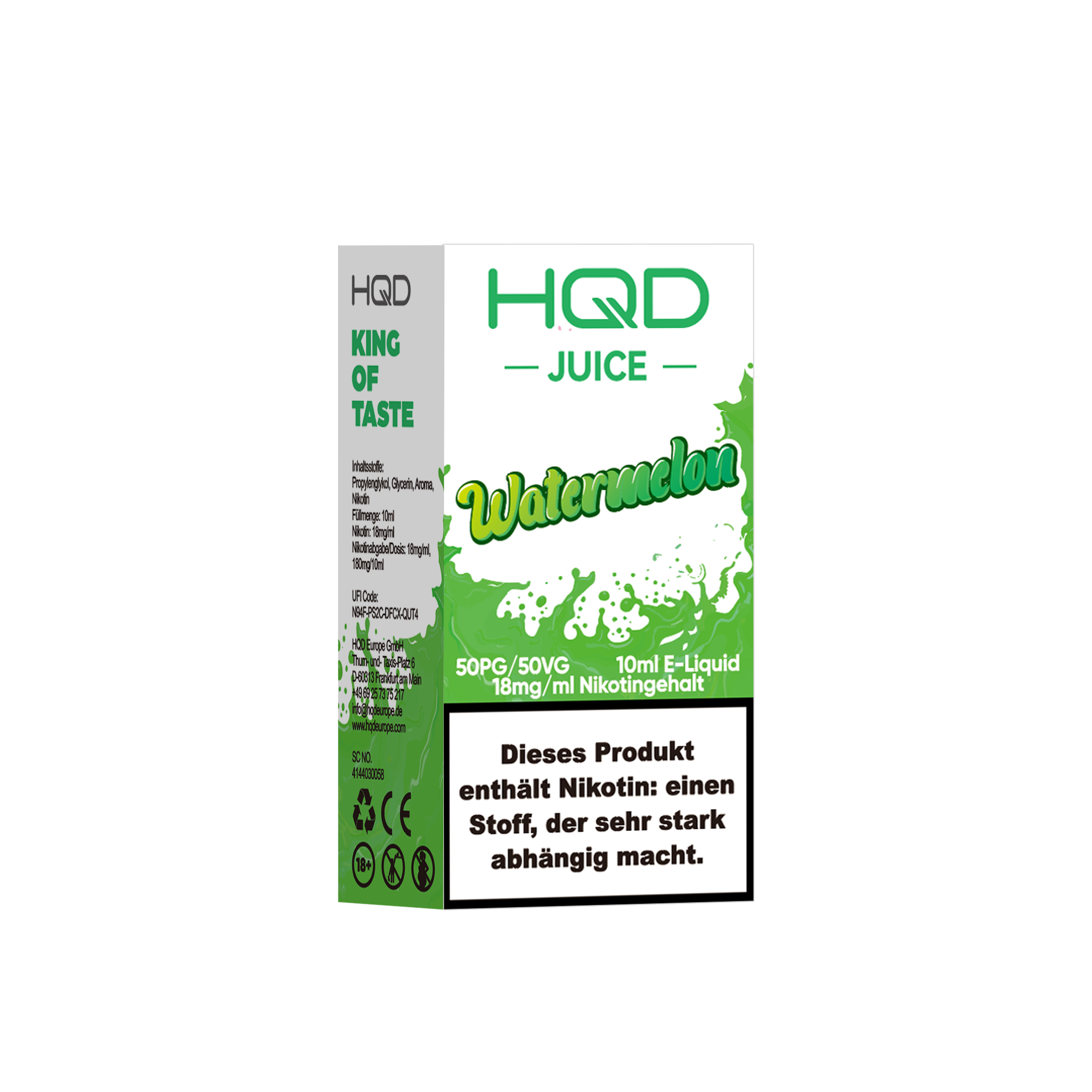 HQD Juice - 18mg Liquid - 10ml - Watermelon
