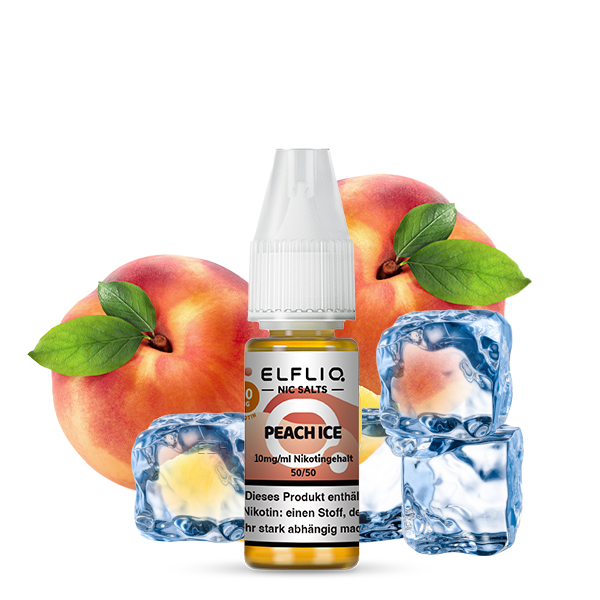 Elfbar Elfliq 10ml - Peach Ice 10mg