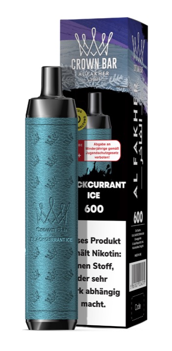 Al-Fakher - E-Shisha - 600 Züge - Blackcurrant Ice