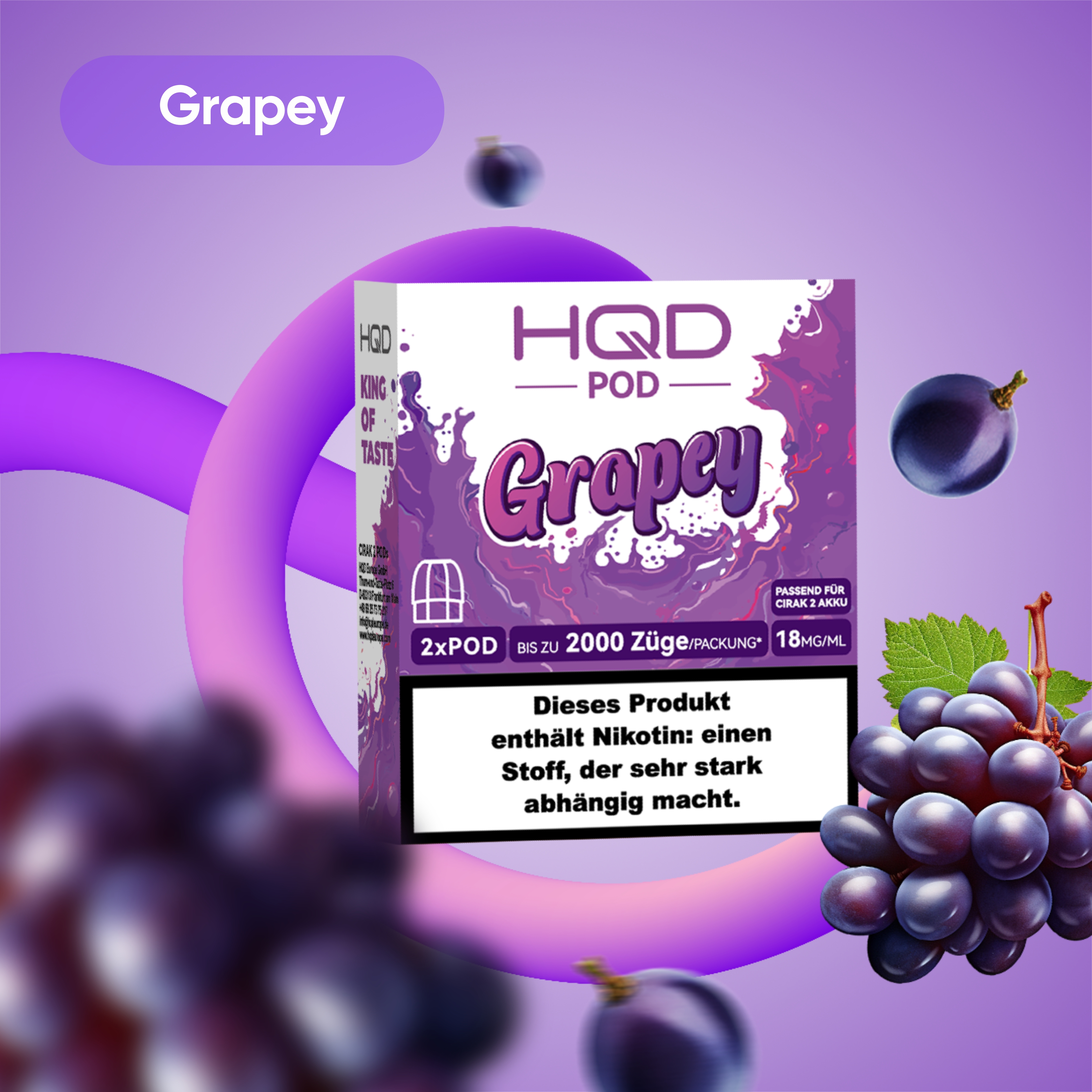 HQD - Cirak 2 Pod - Grapey