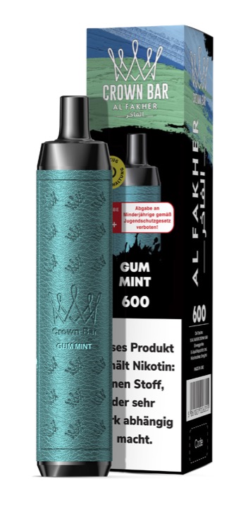 Al-Fakher - E-Shisha - 600 Züge - Gum Mint