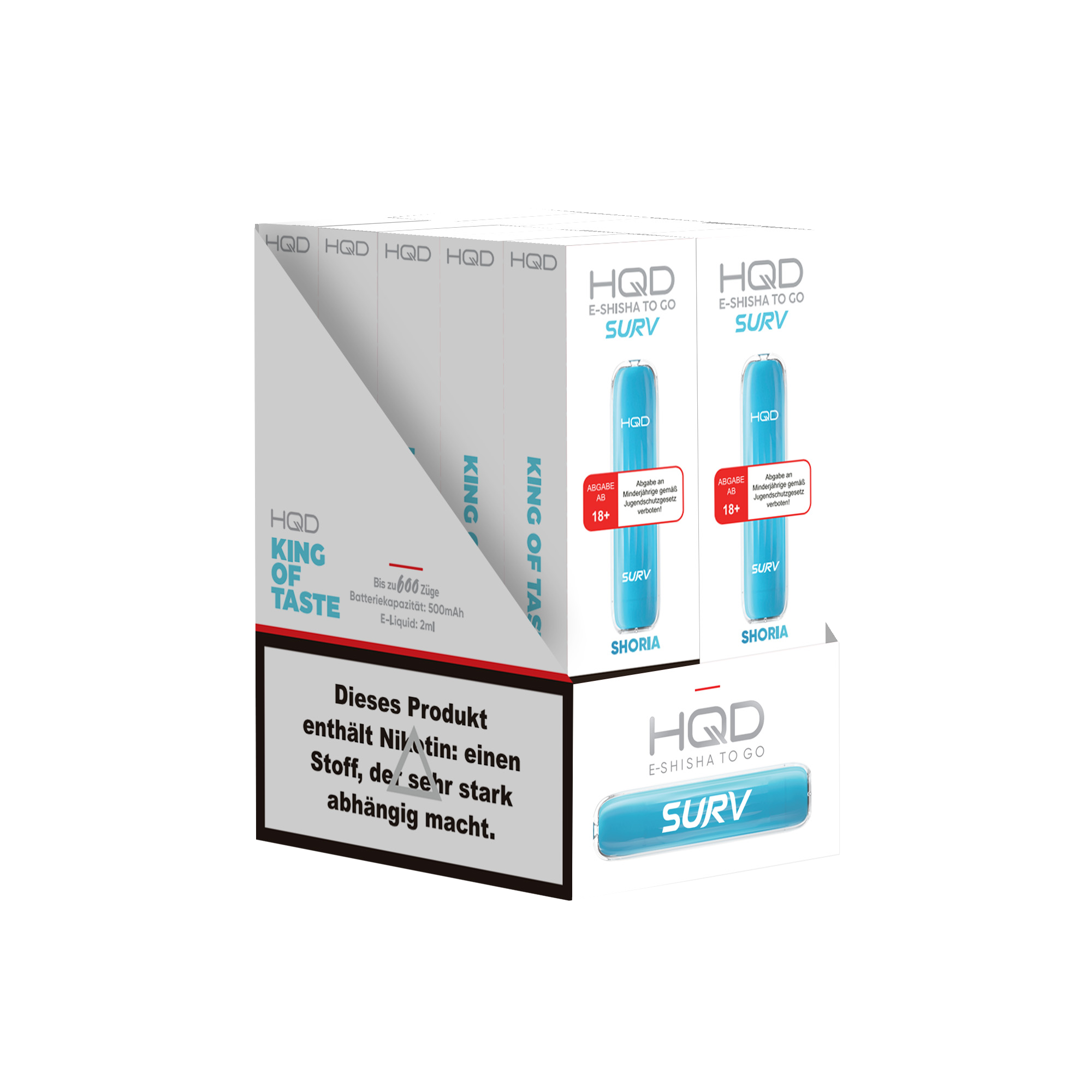 HQD Surv - E-Shisha - 600 Züge - Shoria