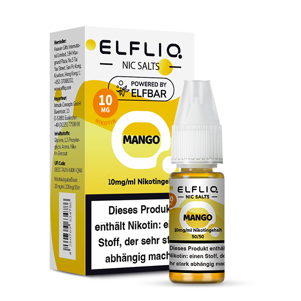 Elfbar Elfliq 10ml - Mango 10mg