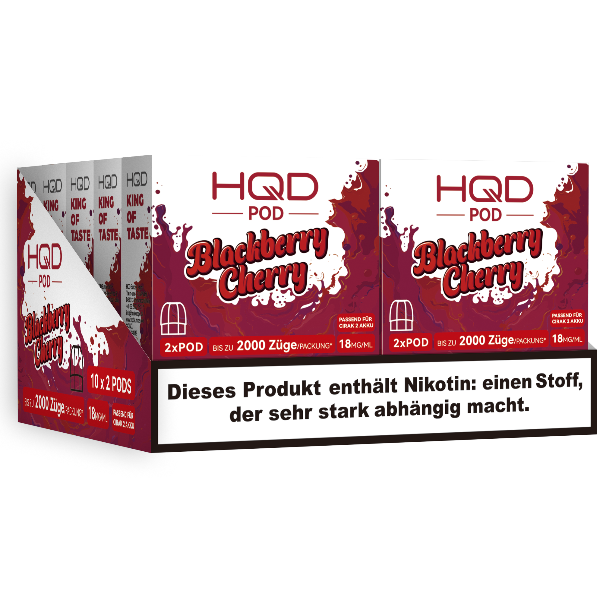 HQD - Cirak 2 Pod - Blackberry Cherry