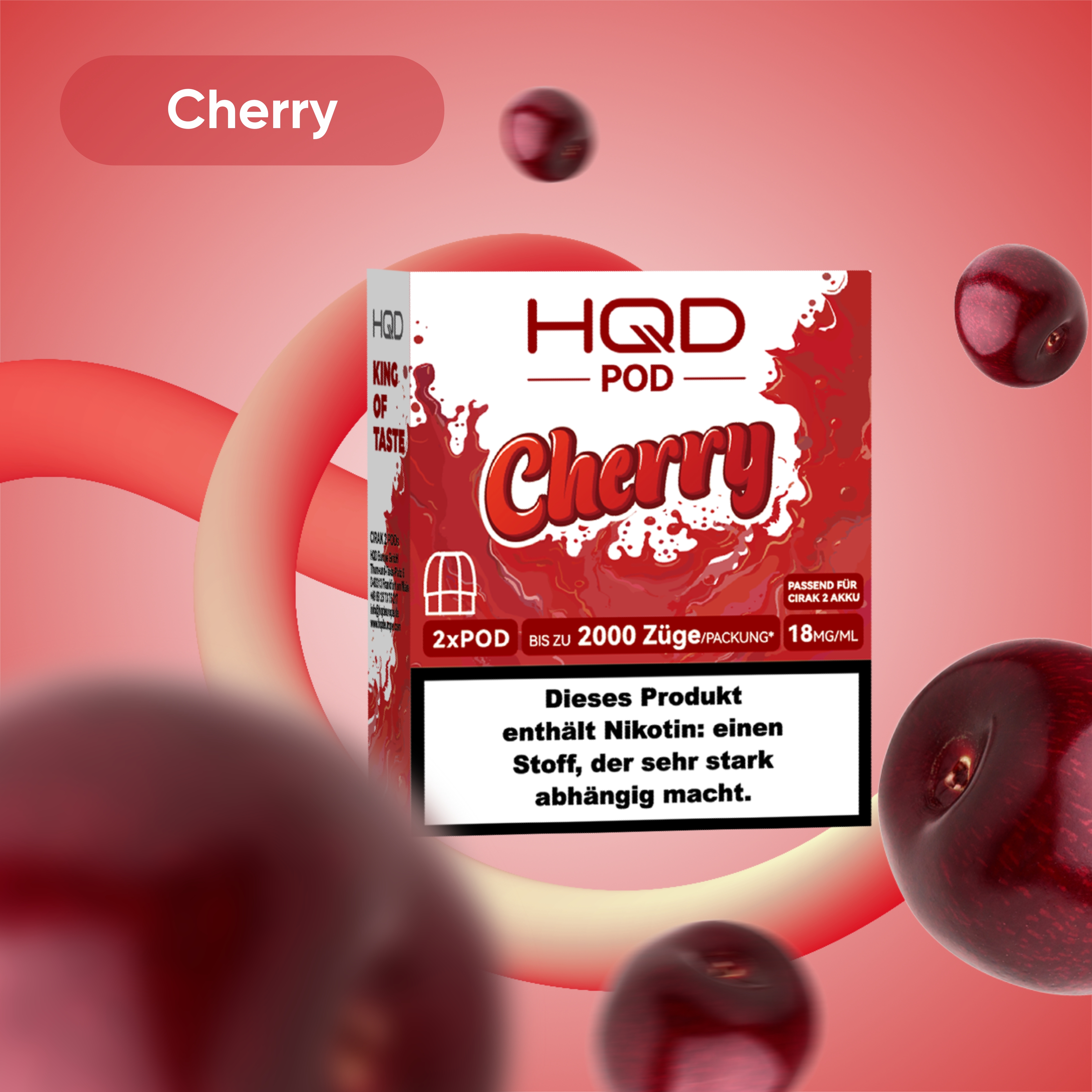 HQD - Cirak 2 Pod - Cherry