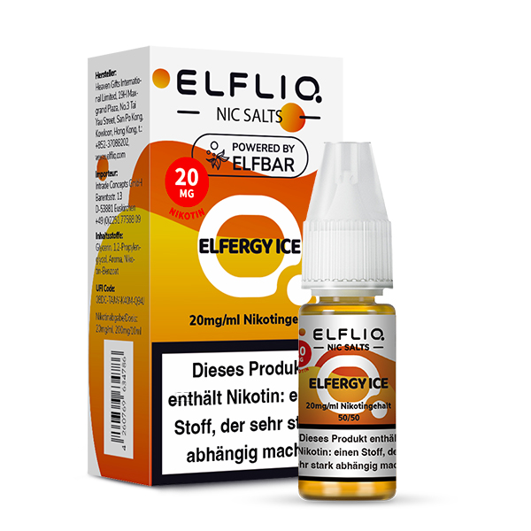 Elfbar Elfliq 10ml - Elfsotrm Ice 20mg