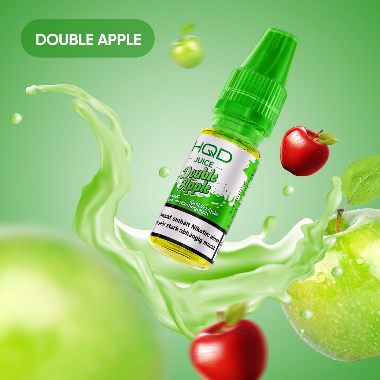 HQD Juice - 18mg Liquid - 10ml - Double Apple