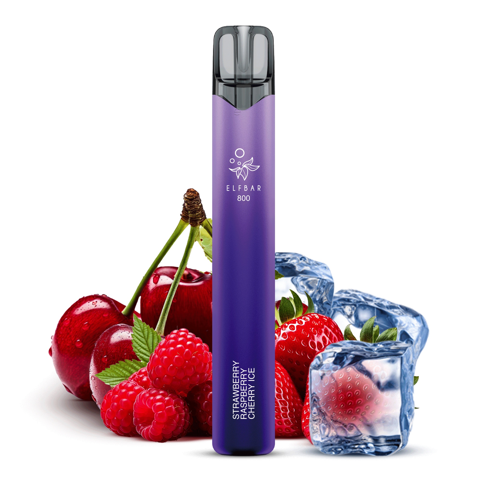 Elfbar E-Shisha - 800 Züge - Strawberry Raspberry Cherry Ice