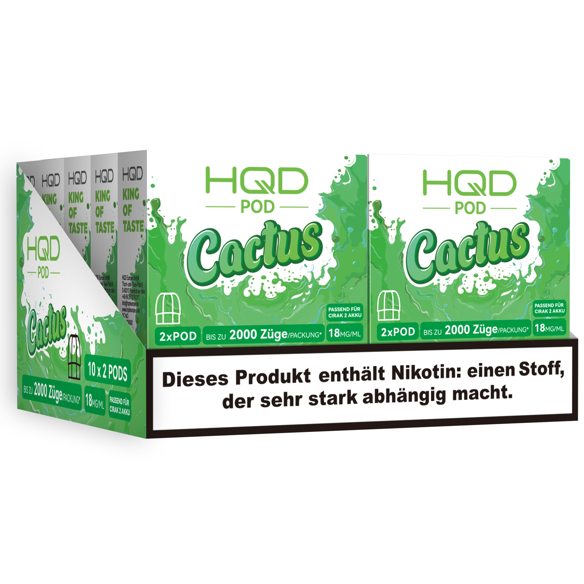 HQD - Cirak 2 Pod - Cactus