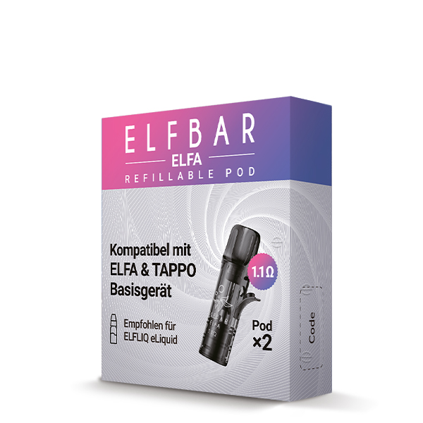 Elfbar - Elfa Turbo - Refillable Pod 1,1 Ohm