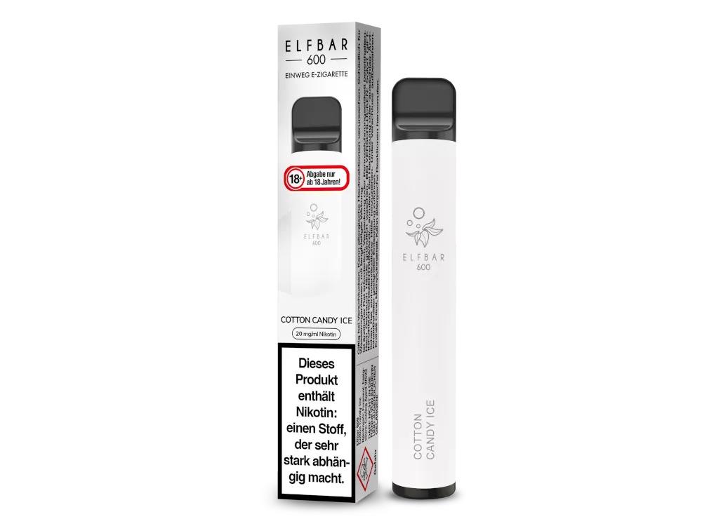 Elfbar E-Shisha - 600 Züge - Kindersicherung - Cotton Candy Ice