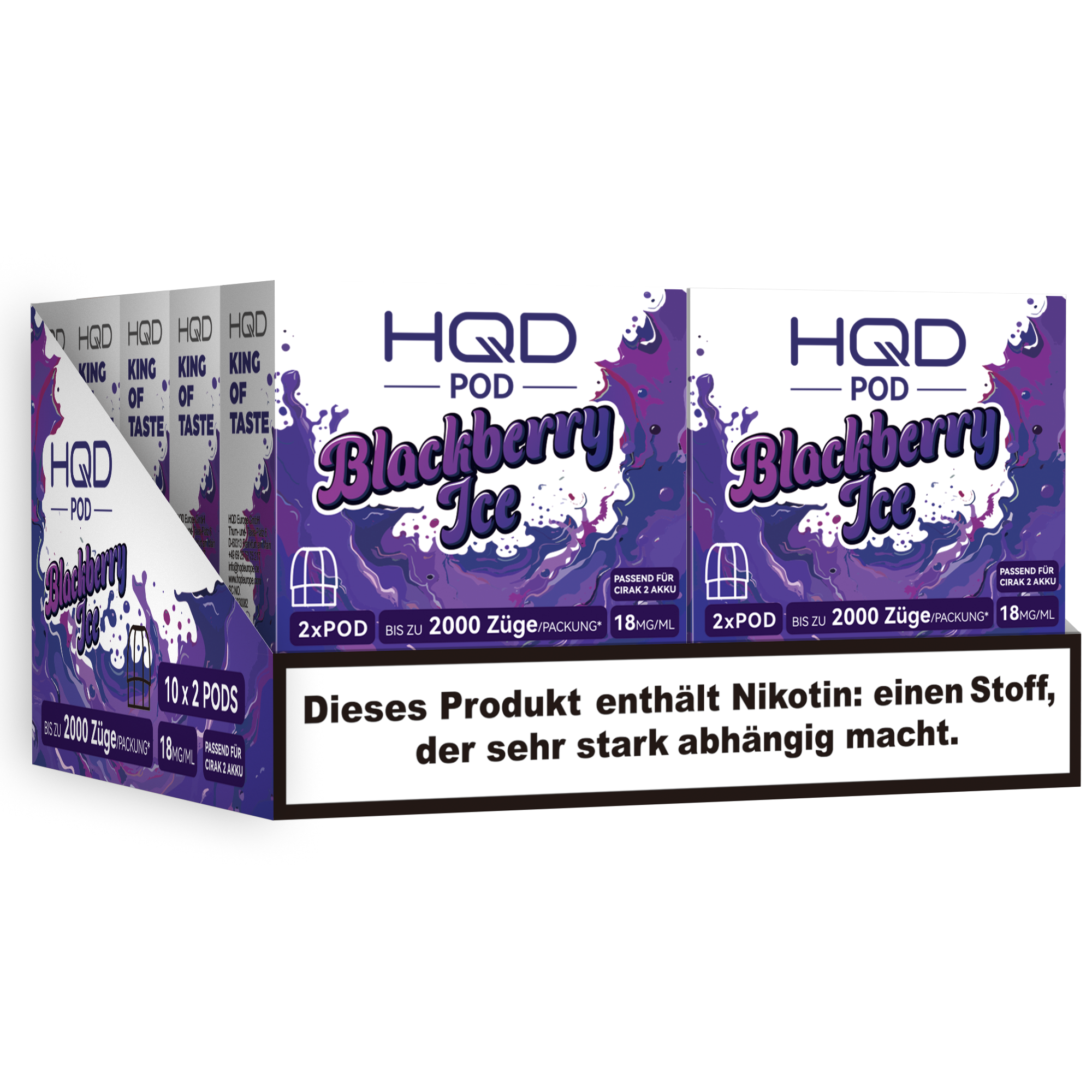 HQD - Cirak 2 Pod - Blackberry Ice