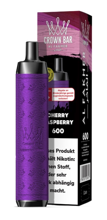 Al-Fakher - E-Shisha - 600 Züge - Cherry Raspberry