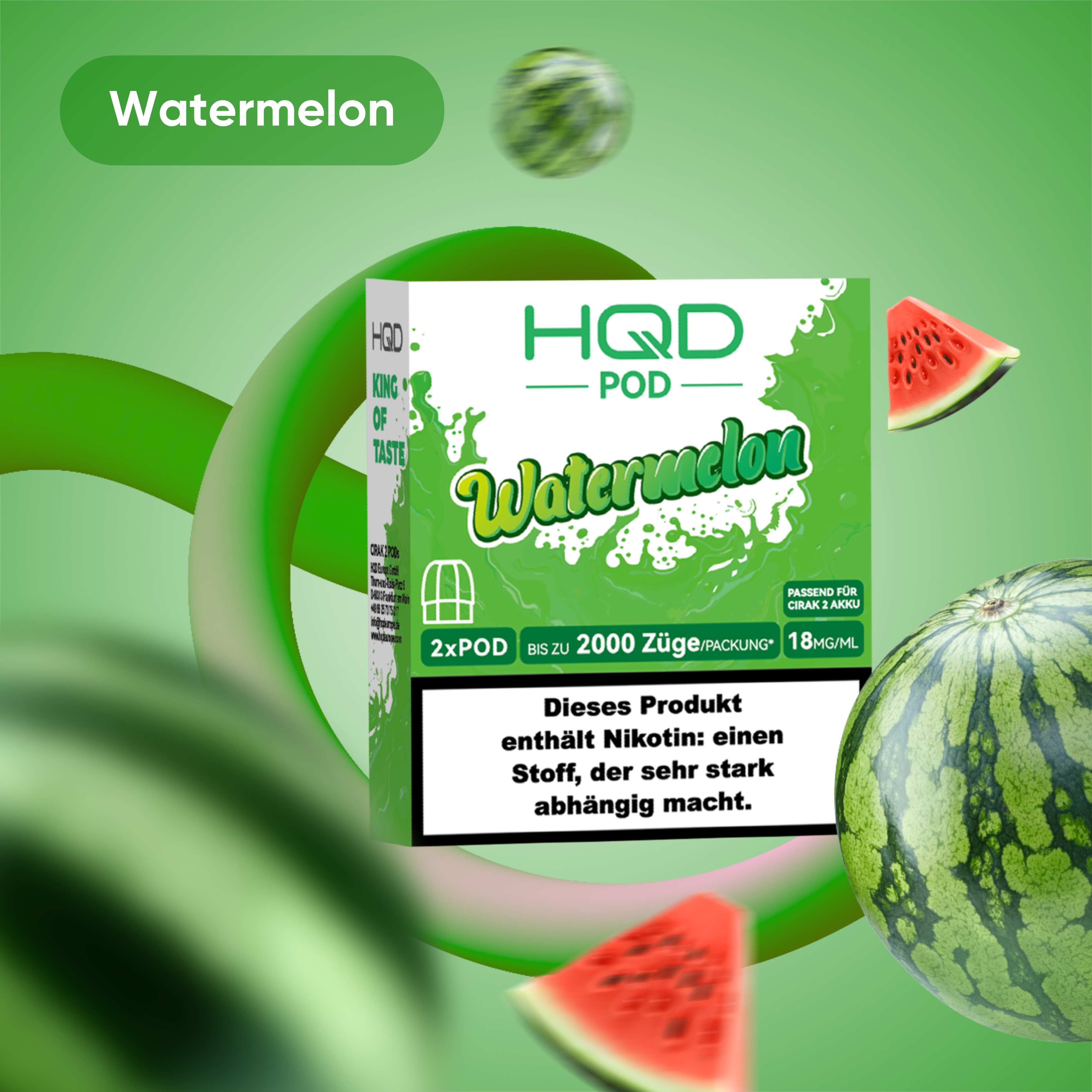 HQD - Cirak 2 Pod - Watermelon